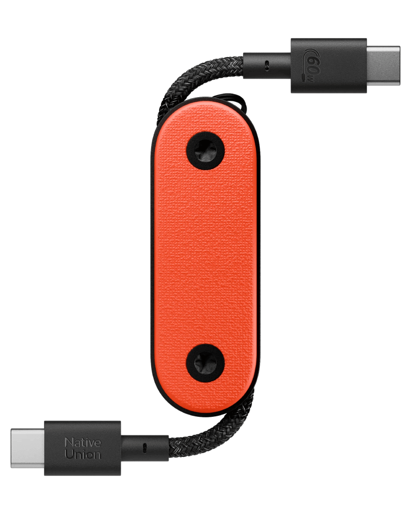 Кабель Native Union Pocket Cable USB-C to USB-C Oxyfire POCK-C-OXY-NP